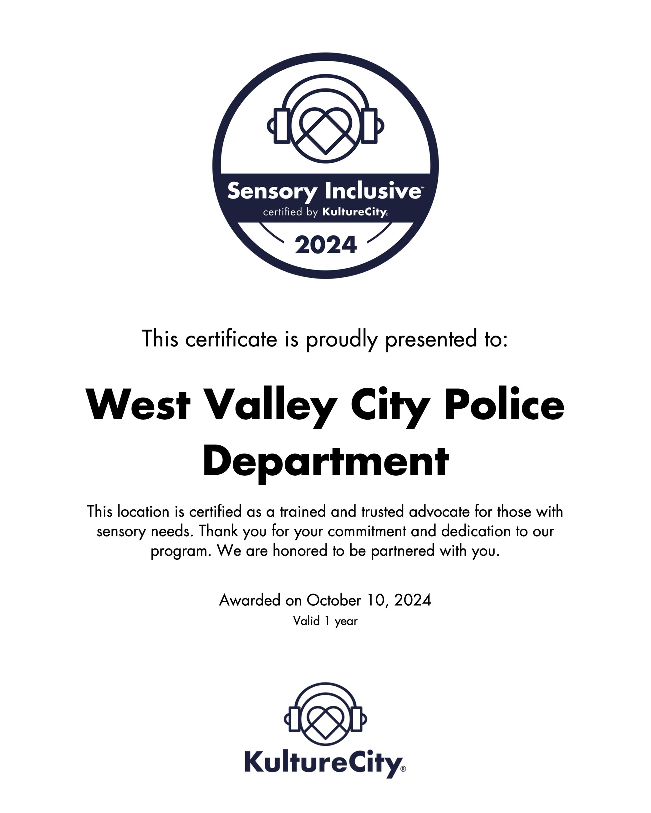 Certification Document